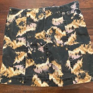 tie dye skirt